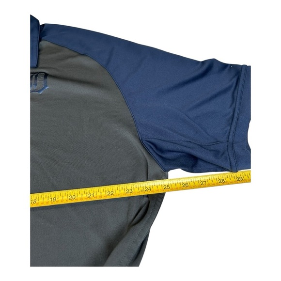 Detroit Tigers Nike Dri-Fit Polo | Men’s XL | Blue and Grey | Golf Style - Picture 6 of 10